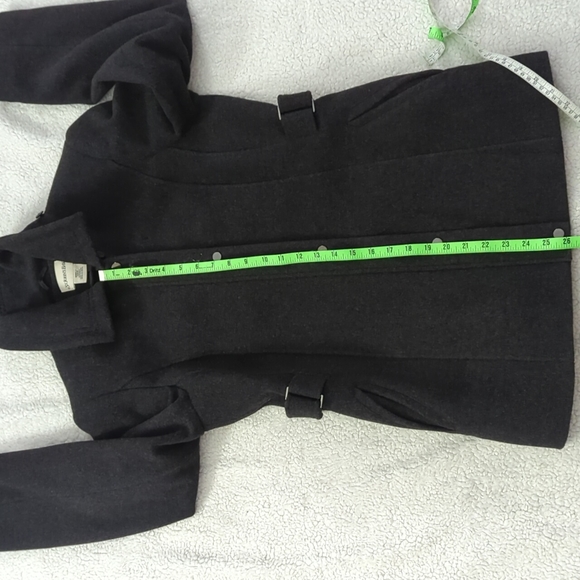 St. John's Bay Black Pea Coat Classic Design - Picture 14 of 16